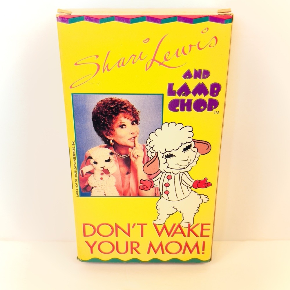 Shari Lewis & Lamb Chop Don't Wake Your Mom! Ventriloquism 1989 VHS Tape Plays